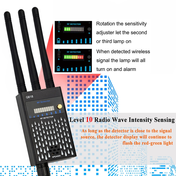 G618 GPS Wireless Signal Detector WiFi Camera Detector G618 GPS Wireless Signal Detector WiFi Camera Detector